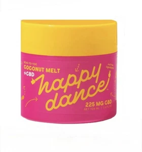 Happy Dance Kopf-zu-Zehe Kokosnussschmelze, 3,6 flüssige Unzen/106 ml Hautpflege Körper Gesicht Neu - Bild 1 von 9
