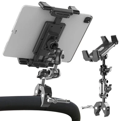 Soporte ajustable para teléfono tableta para cinta de correr bicicleta giratoria 4,7-12,9" iPad Galaxy Tab Foto 1 de 4