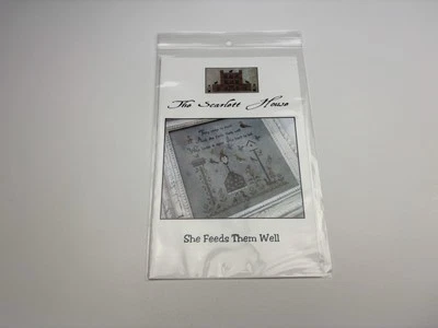 The Scarlett House She Feeds Them Well Counted Cross Stitch Pattern 5R - Image 1 of 3