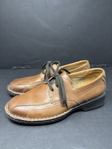 Scarpe casual Clarks da uomo Northam Edge in pelle marrone 26133171 taglia US 9M