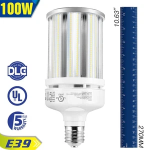 LED Corn Bulb 6000K Cool White E39 Mogul Base UL DLC Listed 100W Factory Lights - Picture 1 of 9