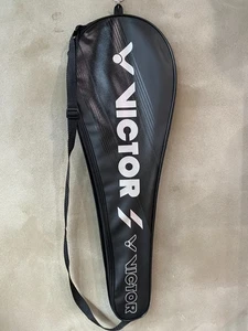 Victor Premium Raqueta de Bádminton Estuche Completo Raqueta Estuche Cubierta Bolso Negro Nuevo con Etiquetas - Imagen 1 de 4