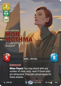 x1 Mon Mothma - Clinging to Hope - Prestige R Star Wars Secrets of Power M/NM - Picture 1 of 1
