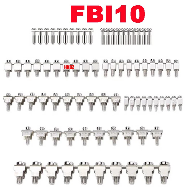 FBI10 Center Connection Strip Terminal Block Strip Connector UK2.5B 10-Position - Image 1 of 4