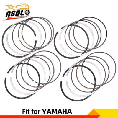 4X Piston Ring STD 65.5mm For YAMAHA YZF-R6 99-02 5EB-11603-00-00 - Image 1 of 4