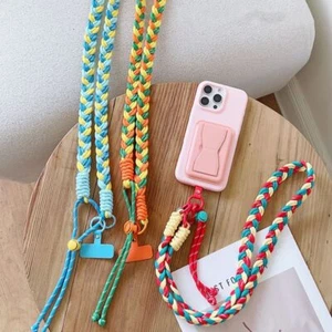 Adjustable Mobile Phone Straps Hand Weaving Crossbody Phone Strap - Photo 1 sur 13