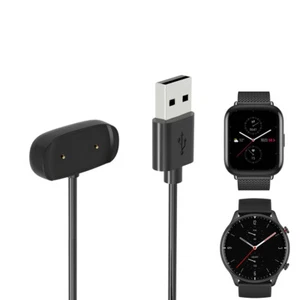 For Amazfit Bip3 Charging Cable Huami GTS4 Mini Charger T-Rex Pro Cable Fast - Picture 1 of 10