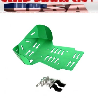 Cubierta protectora de motor placa deslizante verde para KAWASAKI KLX140/L/G 2009-2024 EE. UU. Foto 1 de 4