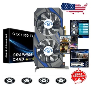 Cool and Quiet 4GB GDDR5 Graphics Card with Dual Output for Gaming PCs - Picture 1 of 9