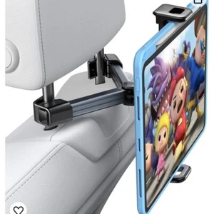 Car Headrest Tablet Holder Extendable Back Seat Mount For 4.7-13" iPad Galaxy - Picture 1 of 10