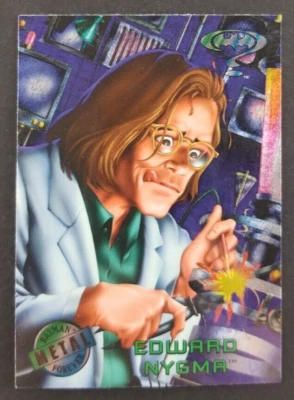 Batman Forever 1995 Edward Nygma Fleer Metal Card #10 (NM) - Image 1 of 2