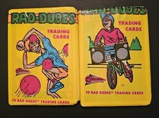 1990 Pacific Trading Cards Rad Dudes Wax Packs - Lot of 2
