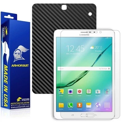 ArmorSuit Samsung Galaxy Tab S2 8.0 Shield Screen Protector + Black Carbon USA - Image 1 of 4