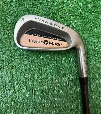 TaylorMade FireSole Titanium Tungsten insert 3 iron Bubble S 90 shaft 39 in RH - Image 1 of 4