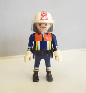 PLAYMOBIL (G2223) POMPIERS - Chef Pompier en Tenue d'Intervention Voiture 4822 - Imagen 1 de 1
