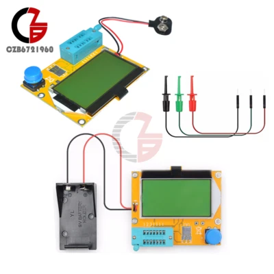 M328 LCR-T4 LCD Transistor Tester Triode Capacitance ESR Meter MOS PNP NPN - Image 1 of 4