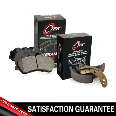 Front + Rear Ceramic Brake Pads & Brake shoes 2SET For Mitsubishi Montero Sport - Image 1 of 4