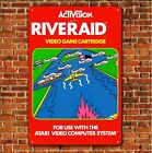 River Raid Retro Atari Video Game By Activision Metal Poster 20x30cm (8x12 inch)