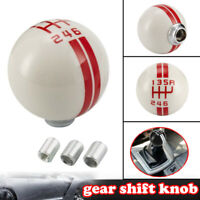 Red W/ White Mustang GT/CS  2007-2014   6 speed Shift Knob  Licensed