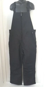 Ski Overalls Pants Mens XL AQ Black Outdoor Work Snow Pockets Lightweight - Picture 1 of 10