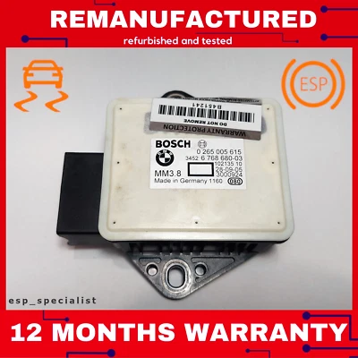 BMW 5, BMW 6, BMW 3, BMW X5, X6 ESP SENSORE VELOCITÀ IMBARDATA 0265005615 - Immagine 1 di 3