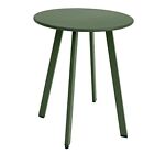  Outdoor Side Table, Weather Resistant Patio Small Side 15.76"x19.7" Dark Green