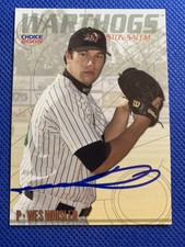 2005 Winston Salem Warthogs Wes Whisler #11 Auto Signed Autograph White Sox 
