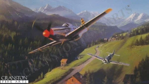 Nicolas Trudgian Aviation ART PRINT Checkertail Clan 3 US Mustang aces signed - Picture 1 of 1