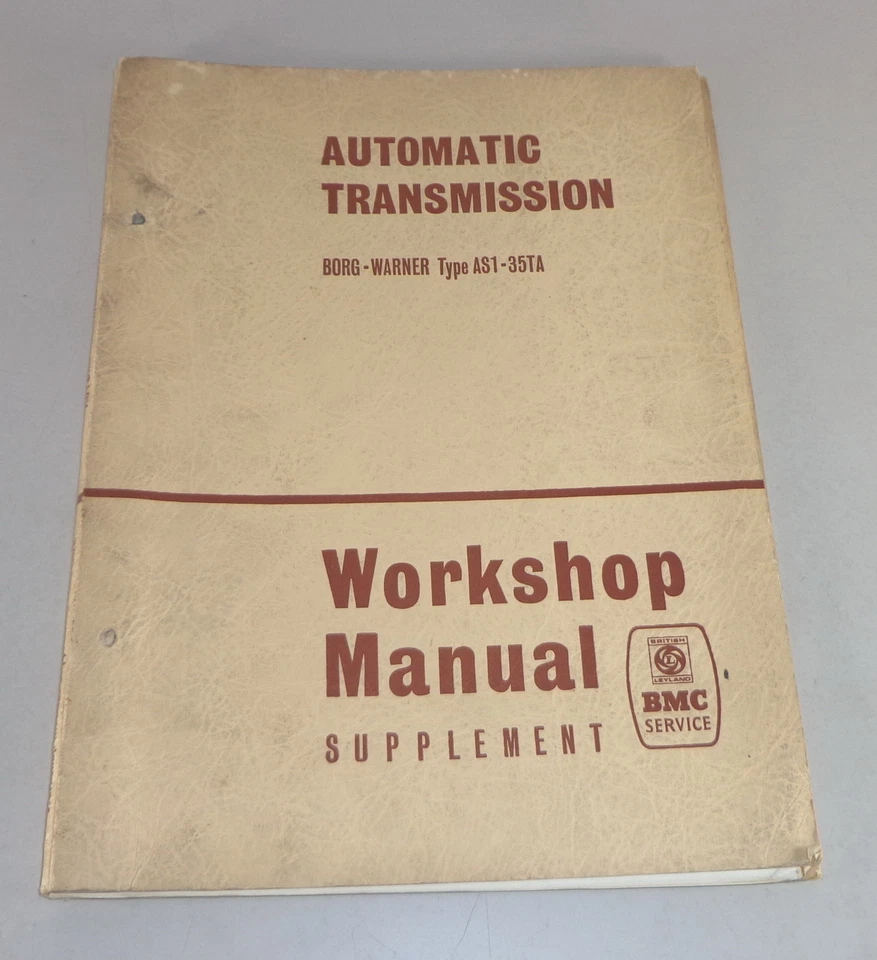 Manual de Taller Austin 1800 + Wolseley 18/85 Automático Borg Aviso Stand 1969 - Imagen 1 de 1