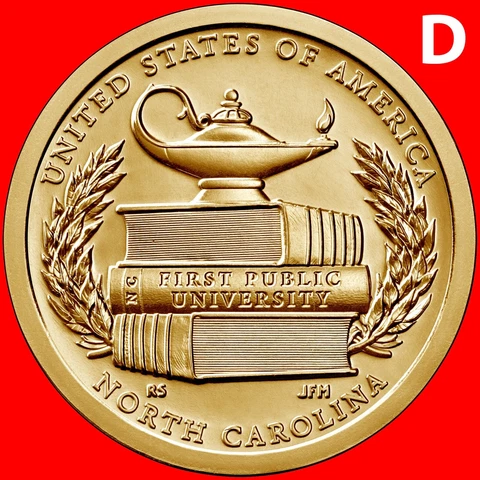 2021-D American Innovation North Carolina (NC) Uncirculated Dollar Coin Cover