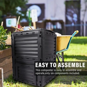 80 Gallon Large Compost Bin from BPA Free Material Fast Creation of Fertile PP - Picture 1 of 12