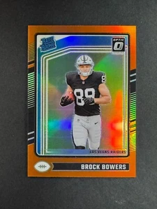 Brock Bowers 2024 Panini Donruss Optic Rated Rookie Orange /249 #215 - Bild 1 von 2