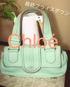 Chloe By Phoebe Philo Shoulder Bag Vintage Mint Green Limited Edition Women JPN - Picture 1 of 4