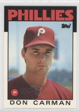 1986 Topps Collector's Edition (Tiffany) Don Carman #532