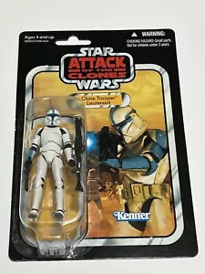 Clone Trooper Tenente STAR WARS Collezione Vintage VC109 MOC #3 - Foto 1 di 2