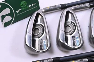 Ping G Series Irons / 5-PW+UW+SW / Yellow Dot / Regular Flex Ping CFS 70 Shafts - Picture 1 of 7