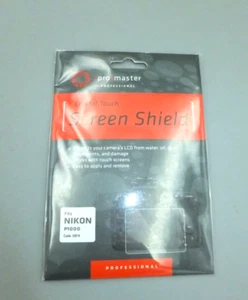 ProMaster 3874 Crystal Touch Screen Shield LCD Screen Protector for Nikon P1000 - Picture 1 of 2