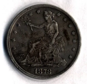 1878-S Trade Silver Dollar $1 ICG VF30 CLEANED - Picture 1 of 4
