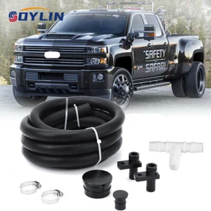 For 04.5-10 GM 6.6L Duramax Diesel LLY LBZ LMM Reroute Kit & Resonator Plug - Picture 1 of 13