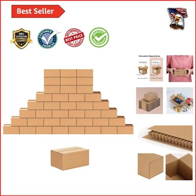 Compact 6x4x3 Inch Packaging Boxes - Lightweight 40 Pack for Shipping - Image 1 of 4
