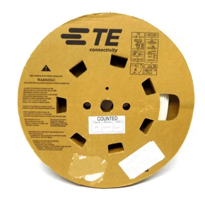 Tyco Electronics M23053/5-108-9 blanco 100 pies Tubo termorretráctil relación 2:1 1/2" Foto 1 de 4