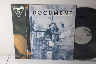 R.E.M. – Document, 1987 LP, I.R.S. Records – IRS-42059 **NICE COPY** - Image 1 of 4