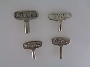 4 Uhrwerk Schlüssel für Blechspielzeug & Fahrzeuge Technofix Seidel Gama (6246) - Bild 1 von 3