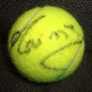 MARION BARTOLI SIGNED PENN TENNIS BALL W/ COA 2013 WIMBLEDON CHAMP - Picture 1 of 1