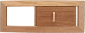 Sauna Ventilation Panel - 13.4x5.1in Cedar Wood Air Vent Grille - Picture 1 of 8