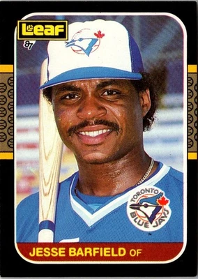 1987 Leaf Jesse Barfield #127 Toronto Blue Jays Baseball Card - Image 1 of 2