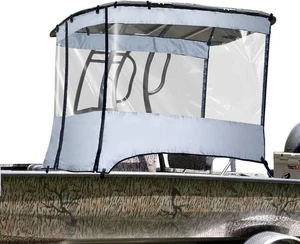 Universal T-TOP Enclosure, Clear Spray Curtain for Center Console Gray, 6.9-7.5 - Picture 1 of 6