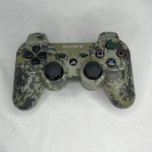 Genuine Sony Playstation 3 PS3 Authentic OEM Dualshock 3 Sixaxis Camo Controller - Picture 1 of 9