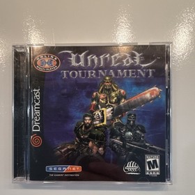 SEGA Unreal Tournament Sega Dreamcast 2001 Shooter Manual Included Multiplayer