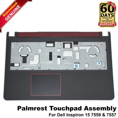 Reposamanos Dell Inspiron 15 7559 7557 con montaje de panel táctil TPD67 0TPD67 Foto 1 de 4